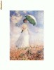 P FOTO 04 Femeie cu umbrela -de Claude Monet -necirculata