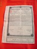 Obligatie la purtator din 1934 cu valoare de 1200de franci