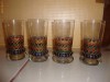 set 4 pahare pictate manual
