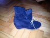 Botine negre talpa ortopedica,piele