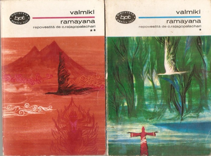 Valmiki-Ramayana*2 vol. foto mare.