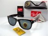 Ochelari de soare Ray Ban Wayfarer RB2140 , unisex, rame negre, lentile G15; Toc + Batista +Instructiuni + Cutie ! Trans