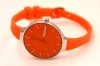 CEAS DAMA FIRMA DANEZA MONOL, MODEL 2013, CUREA SUBTIRE DIN SILICON! UN CEAS SPORT SI ELEGANT IN ACELASU TIMP!  UN MUST HAVE! PORTOCALIU!