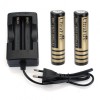 Set 2 Acumulatori UltraFire 3.7V 18650 3000mAh + incarcator
