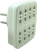 distribuitor retea x 8 prize, 250V/16 A, fara impamantare P1841