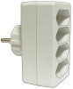 distribuitor retea x 4 prize, 250V/16 A, fara impamantare P1837