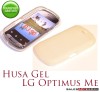 HUSA MATTE ALBA GEL - SILICON LG P350 OPTIMUS ME - TRANSPORT GRATUIT POSTA RO!