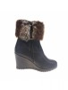 Botine TinaR negre cu platforma Maali