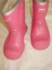 Cizmulite / Cizme cauciuc, fetite, imblanite, roz, marime 22