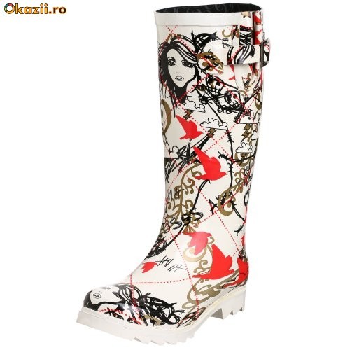 Cizme de Guma Originale CHOOKA -VooDoo Graphics Rain Boot foto mare Cizme de Guma Originale CHOOKA -VooDoo Graphics Rain Boot foto mare