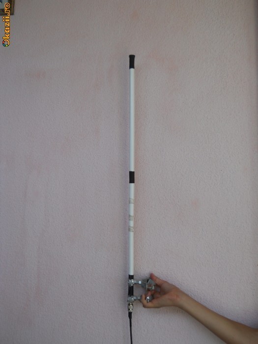 Antena wireless exterioara omnidirectionala 9dbi (wifi router placa retea) foto mare Antena wireless exterioara omnidirectionala 9dbi (wifi router placa retea) foto mare