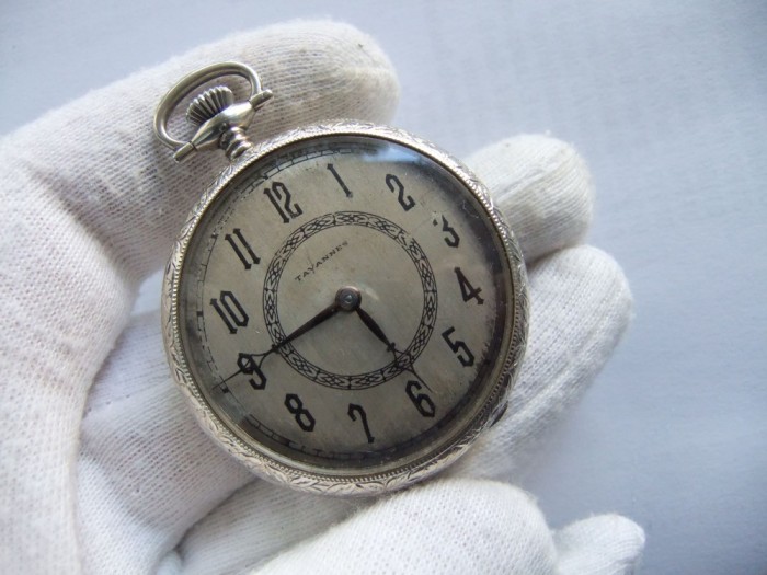 Tavannes Ceas de buzunar aur alb 14K.Oferte ?! foto mare Tavannes Ceas de buzunar aur alb 14K.Oferte ?! foto mare